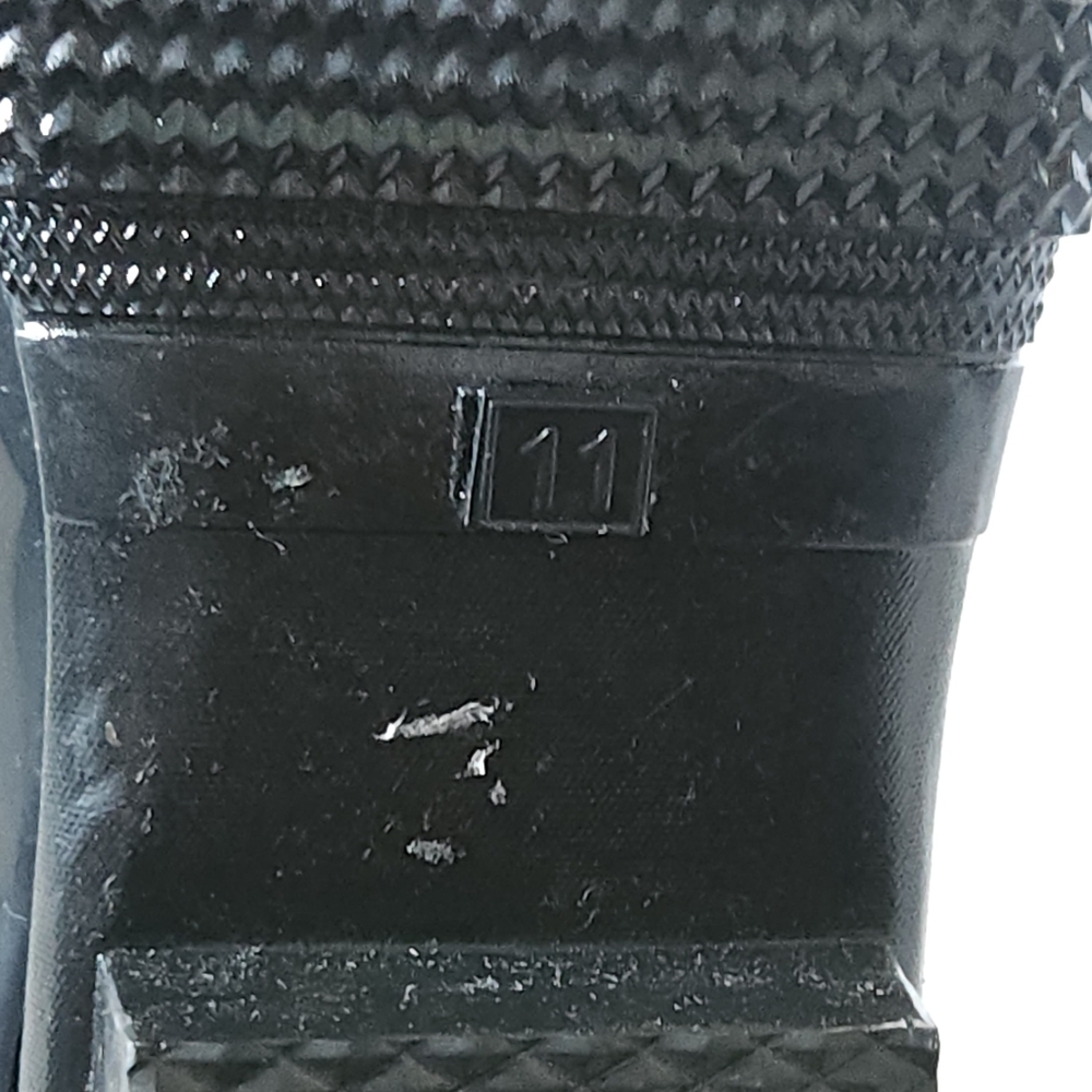 Nomad Womens Black Tall Rain Boots 11 Waterproof Rubber Pull-On with Buckle - Picture 7 of 11